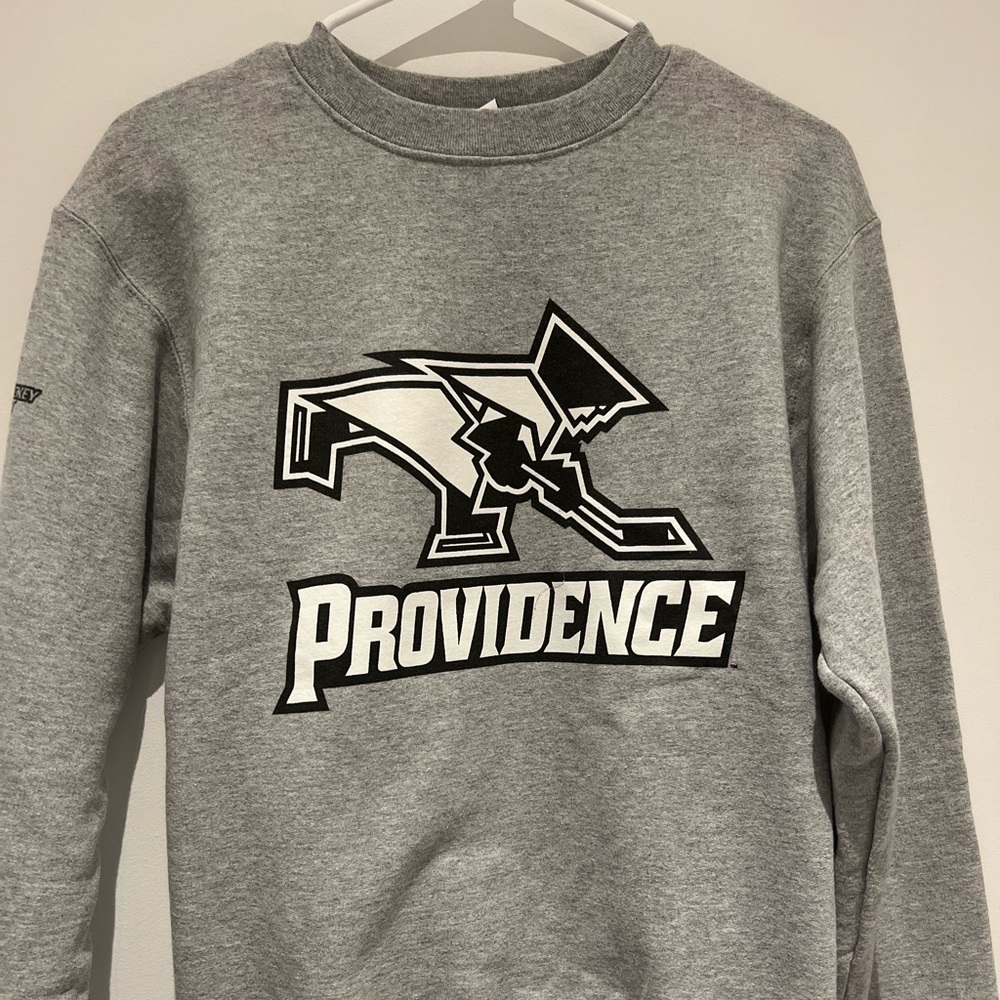 Providence Friars Hockey Grey Crewneck